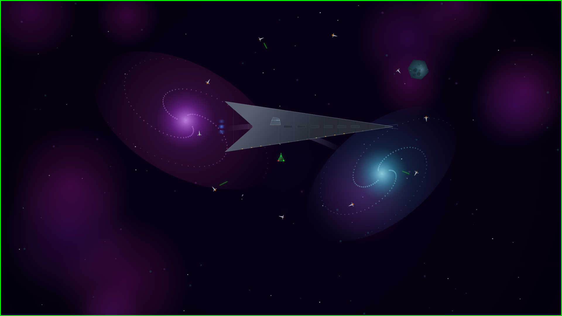 ROIDSTRIKE World 4 — Nebula Drift biome